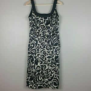 Donna Riccio Blk/Cream Sleeveless Dress Size 10